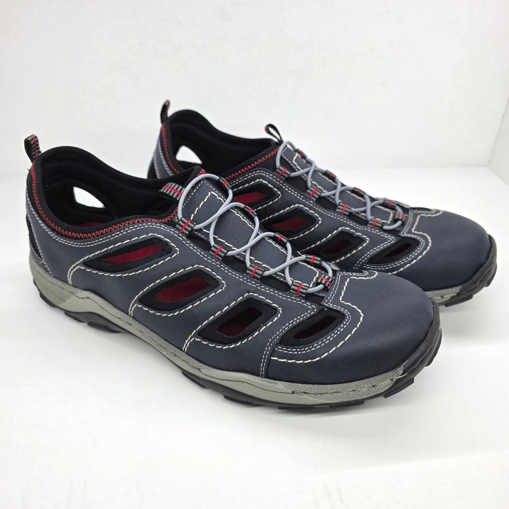 Rieker Men's Navy Red/Blue Outdoor Water Sport‎ Sandals Size 46 (US12) Summer
